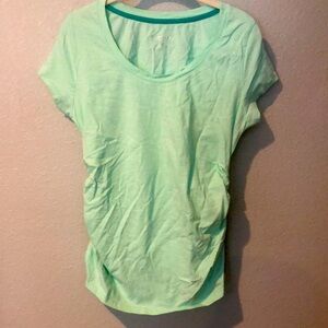 Liz Lange Green Relaxed Cap Sleeve Tee (MATERNITY) NWOT